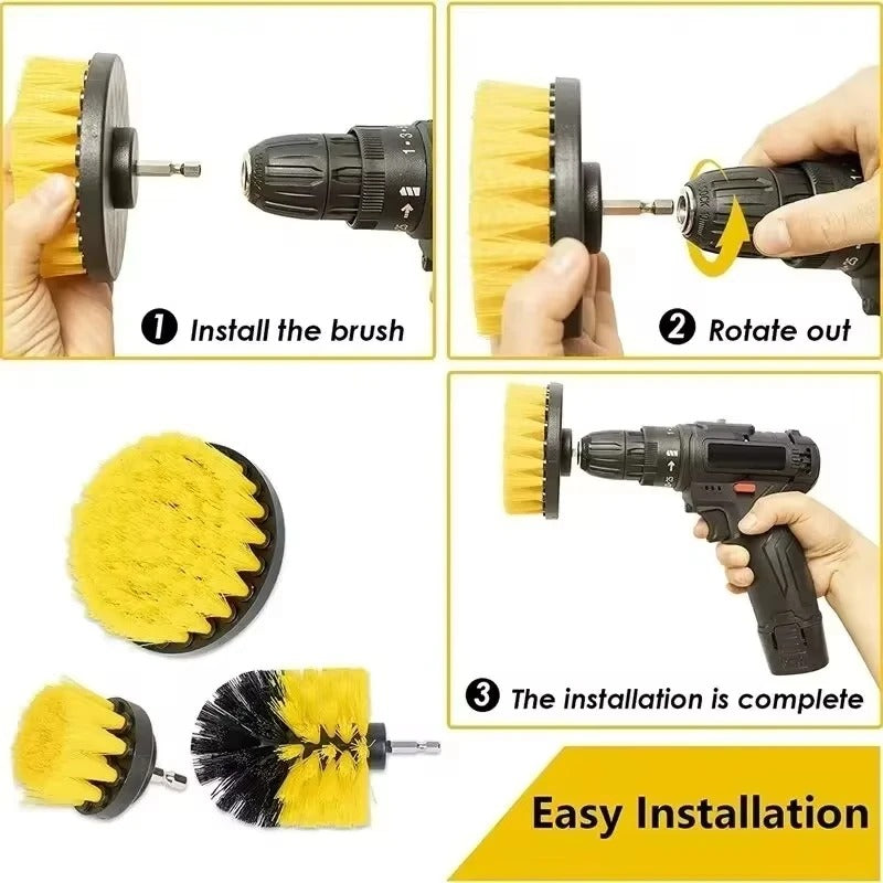 Power Scrub Drill Brush Set – Deep Clean Any Surface in Minutes